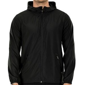 Pure Hockey Modern Lightweight Golf black Zip Up Windbreaker Jacket size S